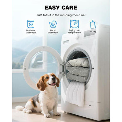 Cooling Mat for Large Dogs Q-MAX>0.4, 48" X 28" Thin Non-Gel Pet Cooling Pad, Washable Self-Chill Mat, Non-Slip & Foldable for Big up to 80 Lbs
